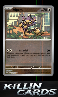 Reverse Holofoil Aipom 078/094 Pokemon Common ME02: Phantasmal Flames Card NM