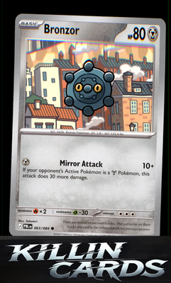Bronzor 063/084 Pokemon Common ME05: Pitch Black Card NM