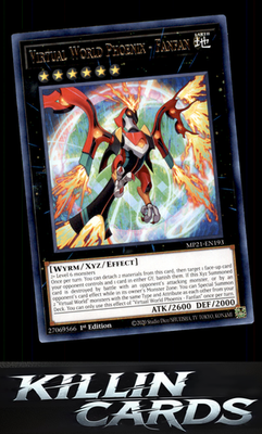 1st Edition Virtual World Phoenix - Fanfan MP21-EN193 YuGiOh Rare 2021 Tin of An