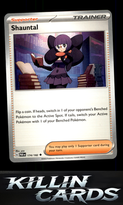 Shauntal 174/182 Pokemon Uncommon SV04: Paradox Rift Card NM
