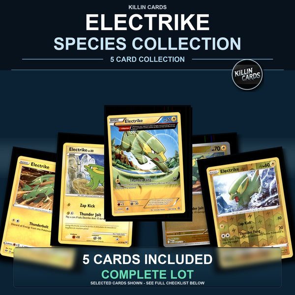 Pokemon TCG Electrike Species Collection 5 Different Cards