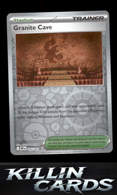 Reverse Holofoil Granite Cave 166/182 Pokemon Uncommon SV10: Destined Rivals Car