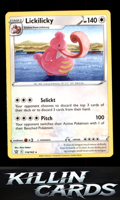 Lickilicky 114/163 Pokemon Rare SWSH05: Battle Styles Card NM