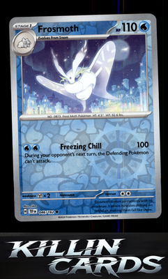 Reverse Holofoil Frosmoth 046/162 Pokemon Common SV05: Temporal Forces Card NM