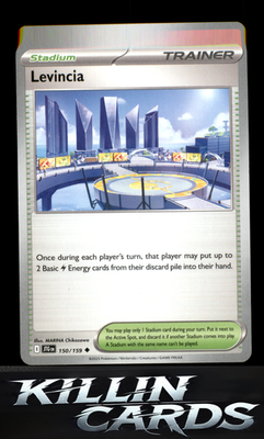 Levincia 150/159 Pokemon Uncommon SV09: Journey Together Card NM