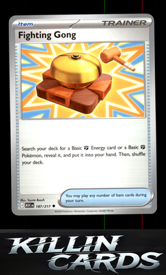 Fighting Gong 187/217 Pokemon Uncommon ME: Ascended Heroes Card NM