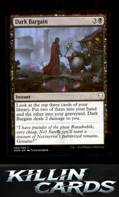 Dark Bargain 83 Magic C Dominaria Card NM