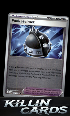 Reverse Holofoil Punk Helmet 092/094 Pokemon Uncommon ME02: Phantasmal Flames Ca