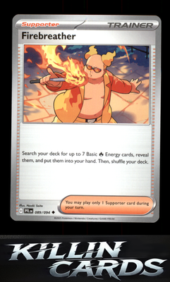 Firebreather - 089/094 089/094 Pokemon Uncommon ME02: Phantasmal Flames Card NM