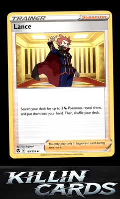 Lance 159/195 Pokemon Uncommon SWSH12: Silver Tempest Card NM