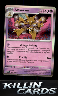 Alakazam 082/167 Pokemon Rare SV06: Twilight Masquerade Card NM