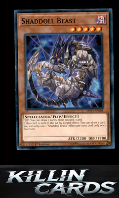 1st Edition Shaddoll Beast SDSH-EN008 YuGiOh Common Structure Deck: Shaddoll Sho