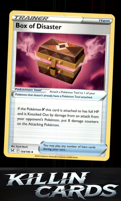 Box of Disaster 154/196 Pokemon Uncommon SWSH11: Lost Origin Card NM