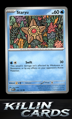 Staryu 120/165 Pokemon Common SV: Scarlet & Violet 151 Card NM