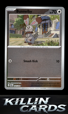 Reverse Holofoil Bunnelby 064/088 Pokemon Common ME03: Perfect Order Card NM