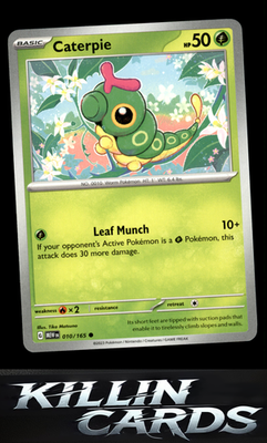 Caterpie - 010/165 010/165 Pokemon Common SV: Scarlet & Violet 151 Card NM