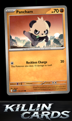 Pancham 115/217 Pokemon Common ME: Ascended Heroes Card NM