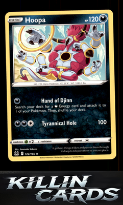 Hoopa 122/196 Pokemon Rare SWSH11: Lost Origin Card NM