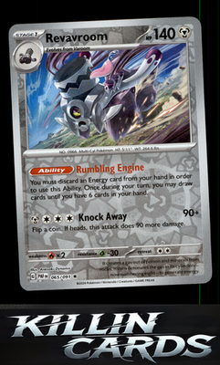 Reverse Holofoil Revavroom - 065/091 065/091 Pokemon Rare SV: Paldean Fates Card