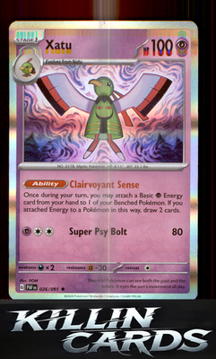 Xatu - 026/091 026/091 Pokemon Rare SV: Paldean Fates Card NM