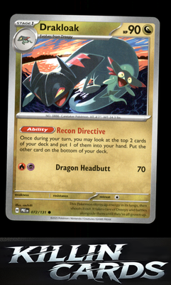 Drakloak 072/131 Pokemon Common SV: Prismatic Evolutions Card NM