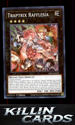 1st Edition Traptrix Rafflesia SDBT-EN039 YuGiOh Common Structure Deck: Beware o