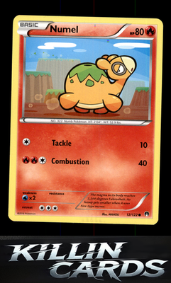 Numel 12/122 Pokemon Common XY - BREAKpoint Card NM