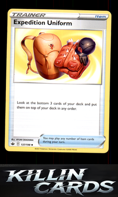 Expedition Uniform 137/198 Pokemon Uncommon SWSH06: Chilling Reign Card NM
