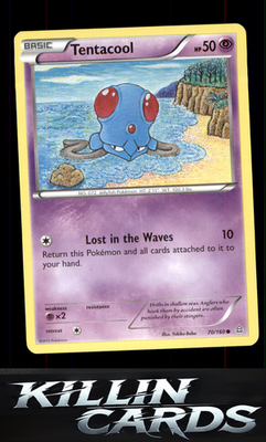 Tentacool 70/160 Pokemon Common XY - Primal Clash Card NM