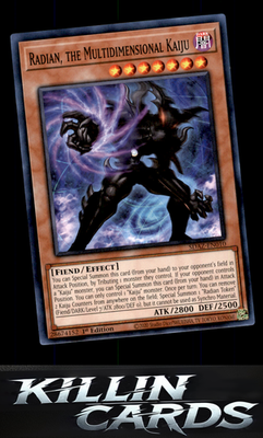 1st Edition Radian, the Multidimensional Kaiju SDAZ-EN010 YuGiOh Common Structur