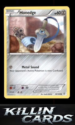 Honedge 98/160 Pokemon Common XY - Primal Clash Card NM