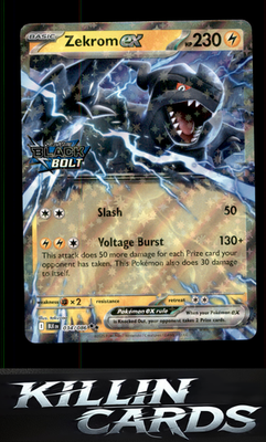 Zekrom ex (Black Bolt Stamped) 034/086 Pokemon Double Rare Miscellaneous Cards &