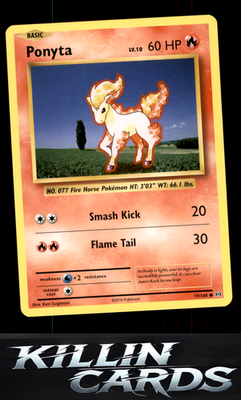 Ponyta 19/108 Pokemon Common XY - Evolutions Card NM