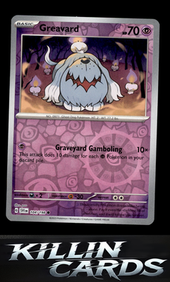 Reverse Holofoil Greavard - 104/198 104/198 Pokemon Common SV01: Scarlet & Viole