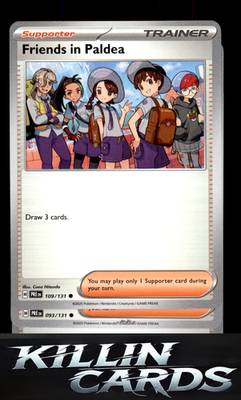 Friends in Paldea - 109/131 109/131 Pokemon Common SV: Prismatic Evolutions Card