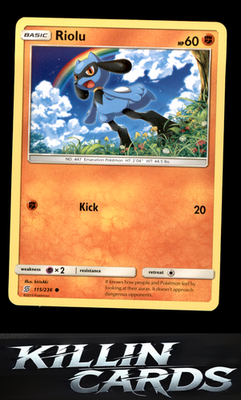 Riolu (115) 115/236 Pokemon Common SM - Unified Minds Card NM