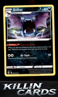 Golbat 090/163 Pokemon Uncommon SWSH05: Battle Styles Card LP