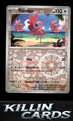 Reverse Holofoil Flamigo 165/198 Pokemon Uncommon SV01: Scarlet & Violet Base Se