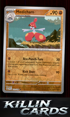 Reverse Holofoil Medicham - 111/198 111/198 Pokemon Uncommon SV01: Scarlet & Vio