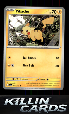 Pikachu 055/217 Pokemon Common ME: Ascended Heroes Card NM