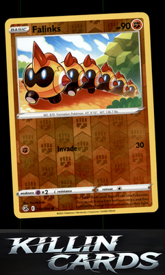 Reverse Holofoil Falinks (155) 155/264 Pokemon Common SWSH08: Fusion Strike Card