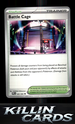 Battle Cage - 085/094 085/094 Pokemon Uncommon ME02: Phantasmal Flames Card NM
