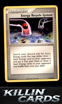 Energy Recycle System 73/108 Pokemon Uncommon Power Keepers Card LP
