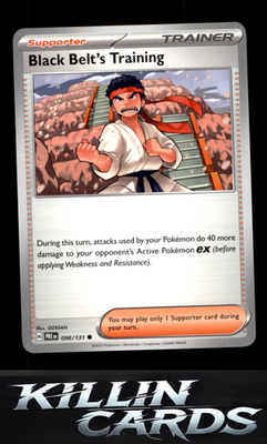 Black Belt's Training - 098/131 098/131 Pokemon Common SV: Prismatic Evolutions