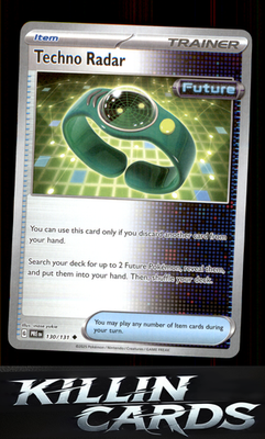 Techno Radar 130/131 Pokemon Uncommon SV: Prismatic Evolutions Card NM