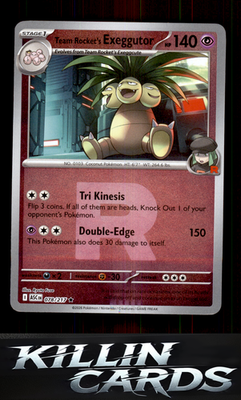 Reverse Holofoil Team Rocket's Exeggutor (Team Rocket) 078/217 Pokemon Rare ME:
