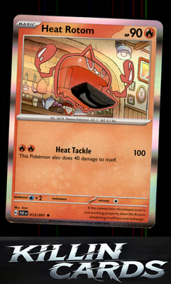 Heat Rotom 013/091 Pokemon Rare SV: Paldean Fates Card NM