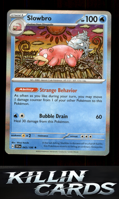 Slowbro 043/198 Pokemon Rare SV01: Scarlet & Violet Base Set Card NM