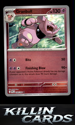 Reverse Holofoil Granbull 038/094 Pokemon Uncommon ME02: Phantasmal Flames Card