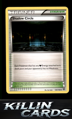 Shadow Circle 126/146 Pokemon Uncommon XY Base Set Card LP